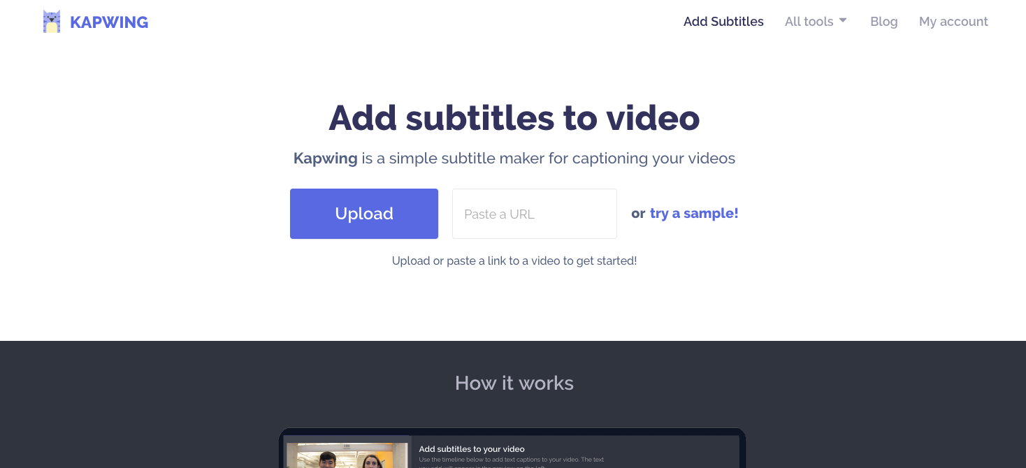 add captions to video free