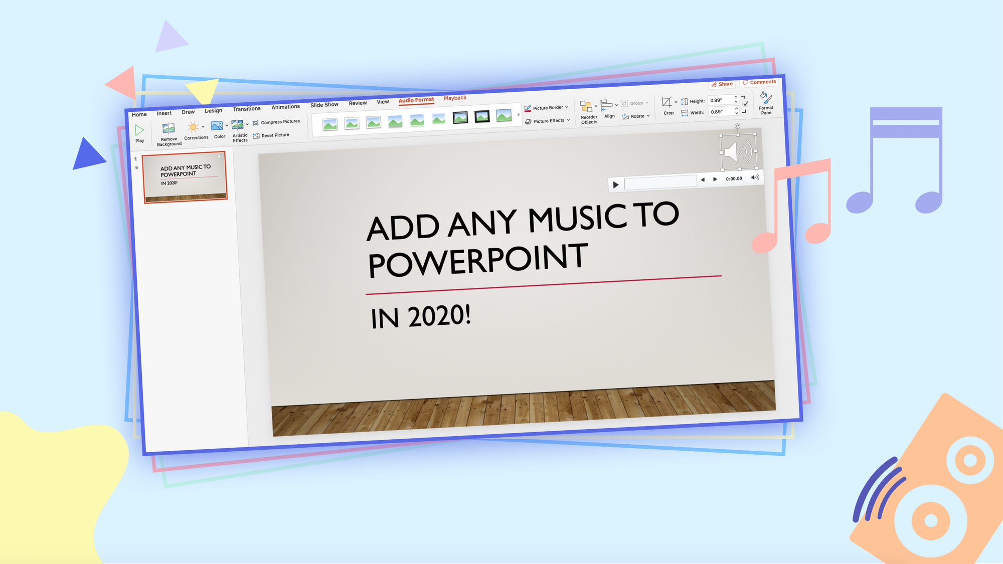 How To Add Music To PowerPoint 2020