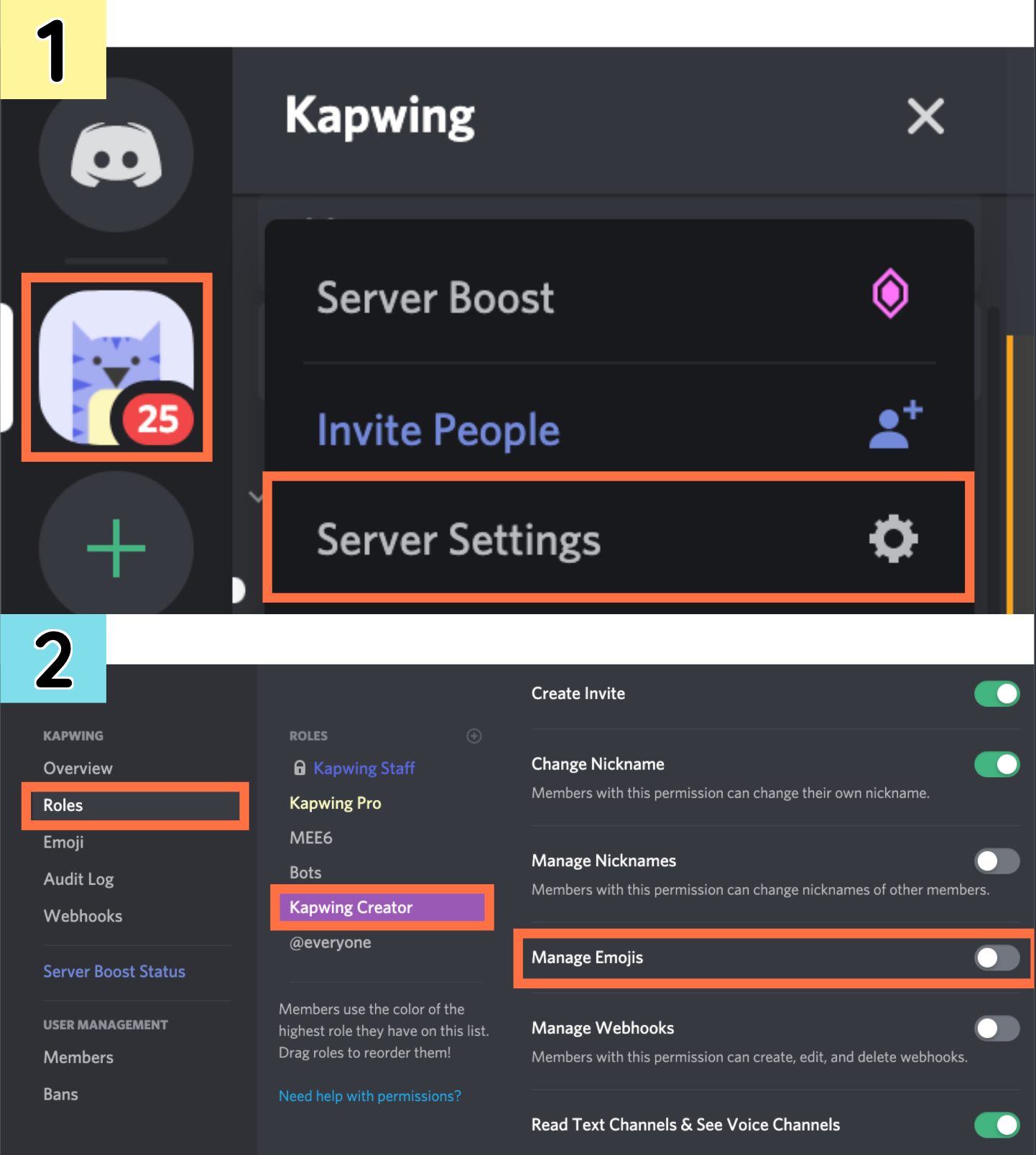how to download custom emotes from a discord server