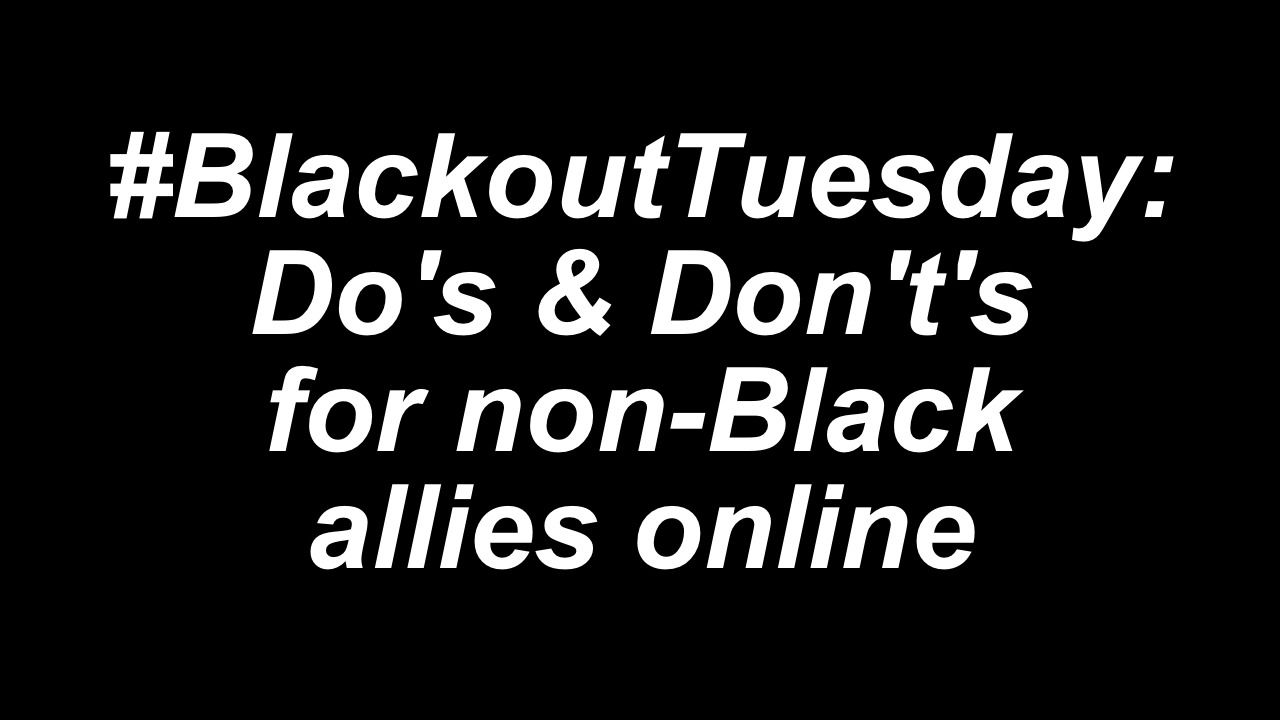 black out tuesday