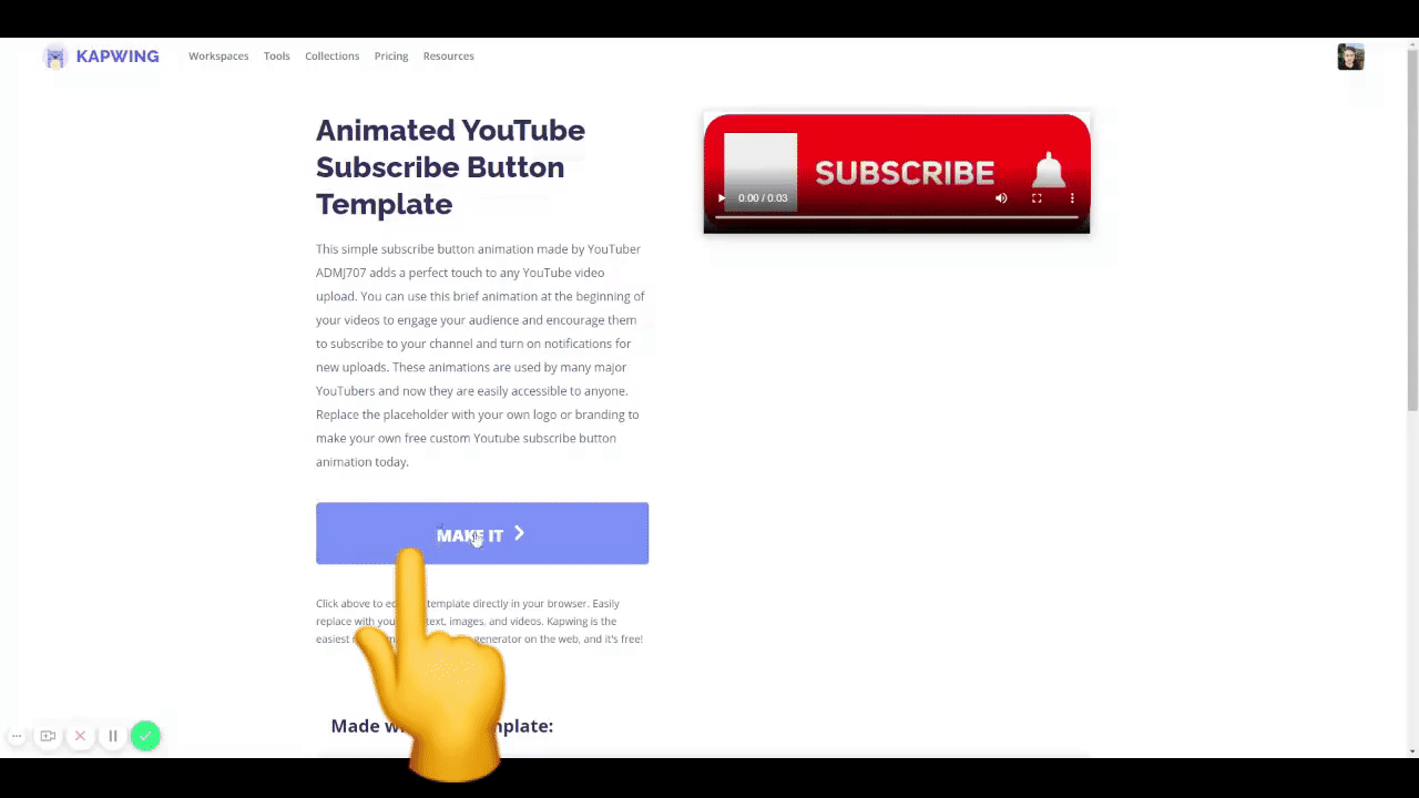 How To Make A Subscribe Gif For Your Youtube Channel