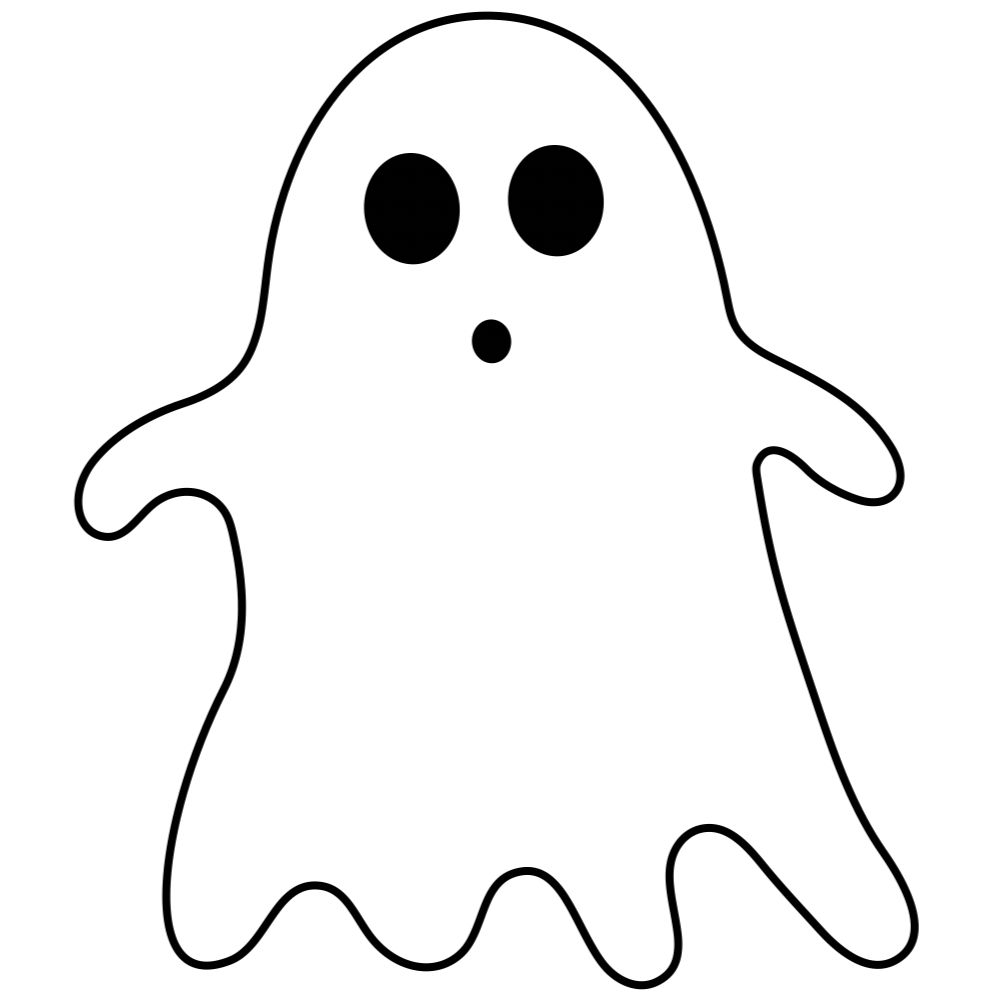 Printable Halloween Ghost Decorations