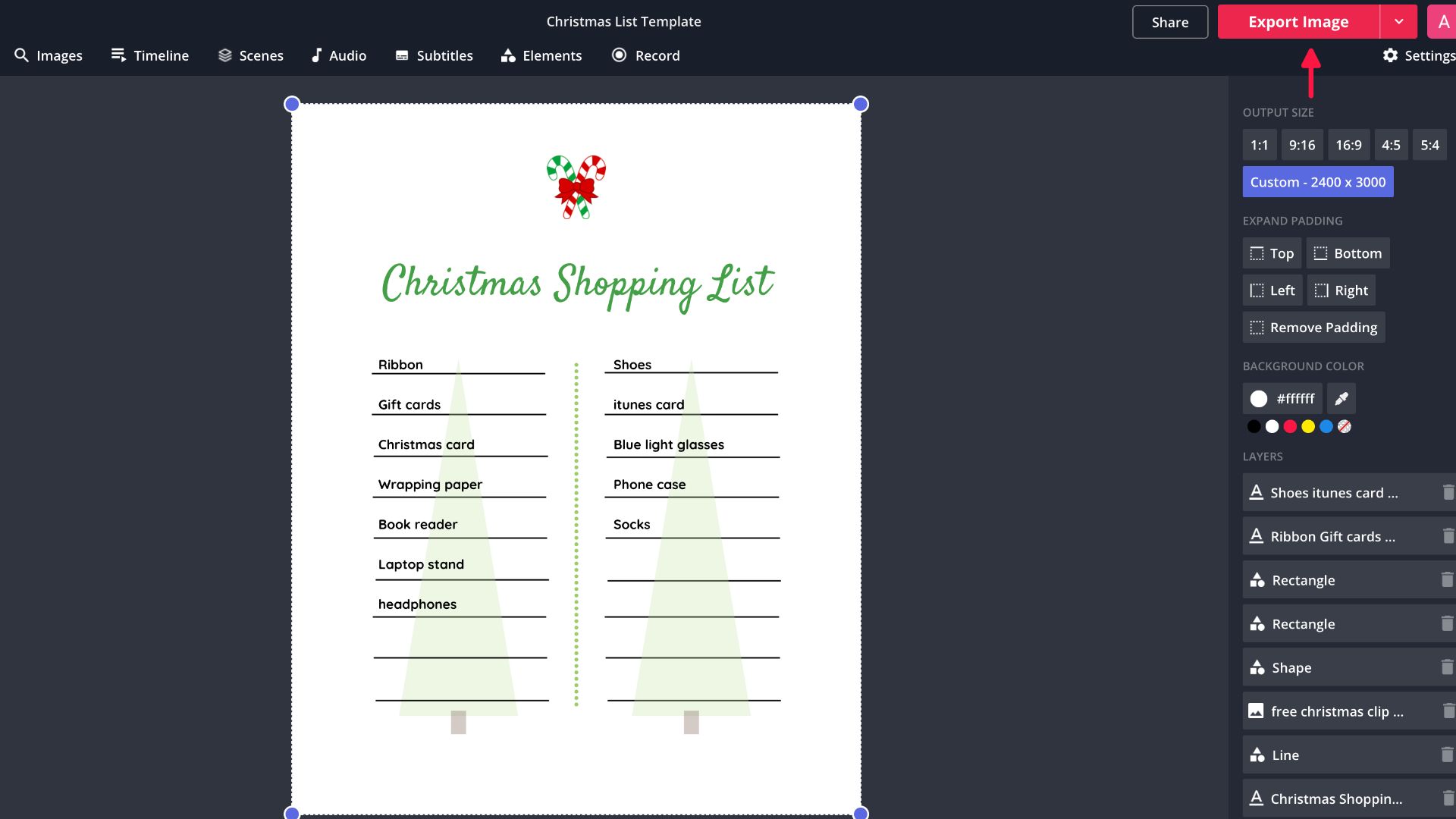 How to Create a Christmas List Online (Free Template)