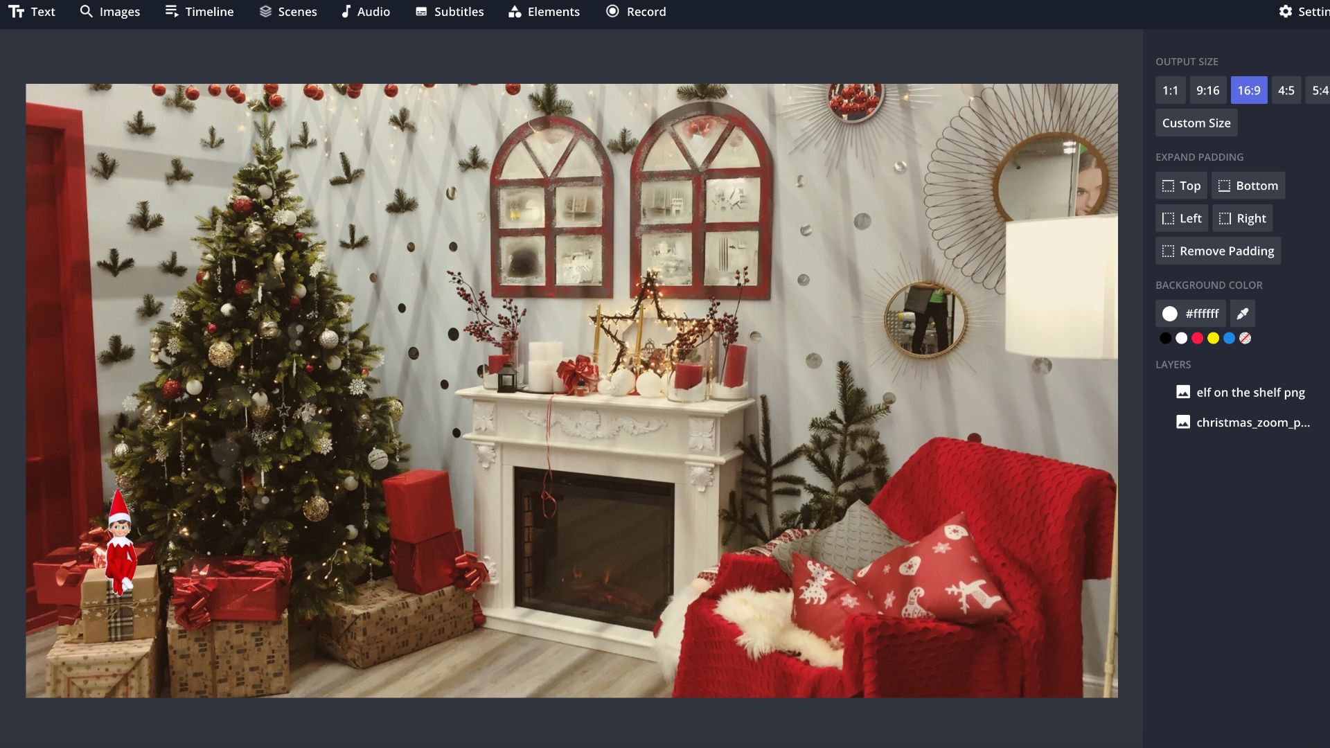 virtual christmas backgrounds for zoom