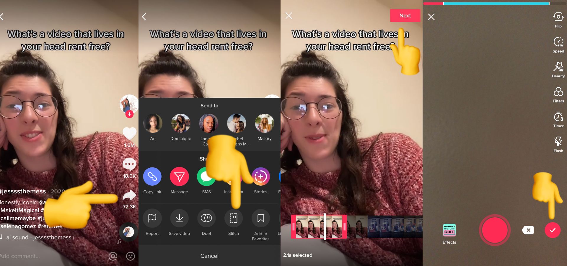 How To Stitch On TikTok With Any Video