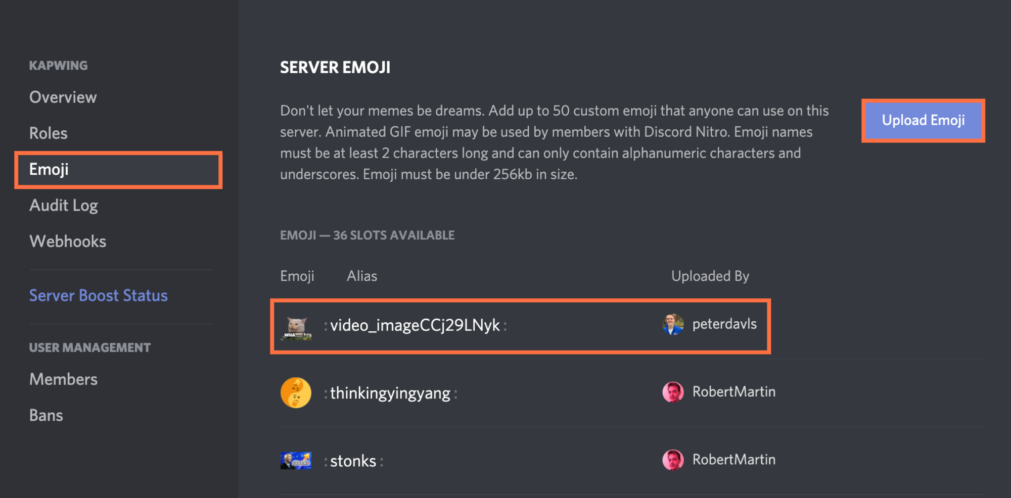 how to download a discord servers emotes