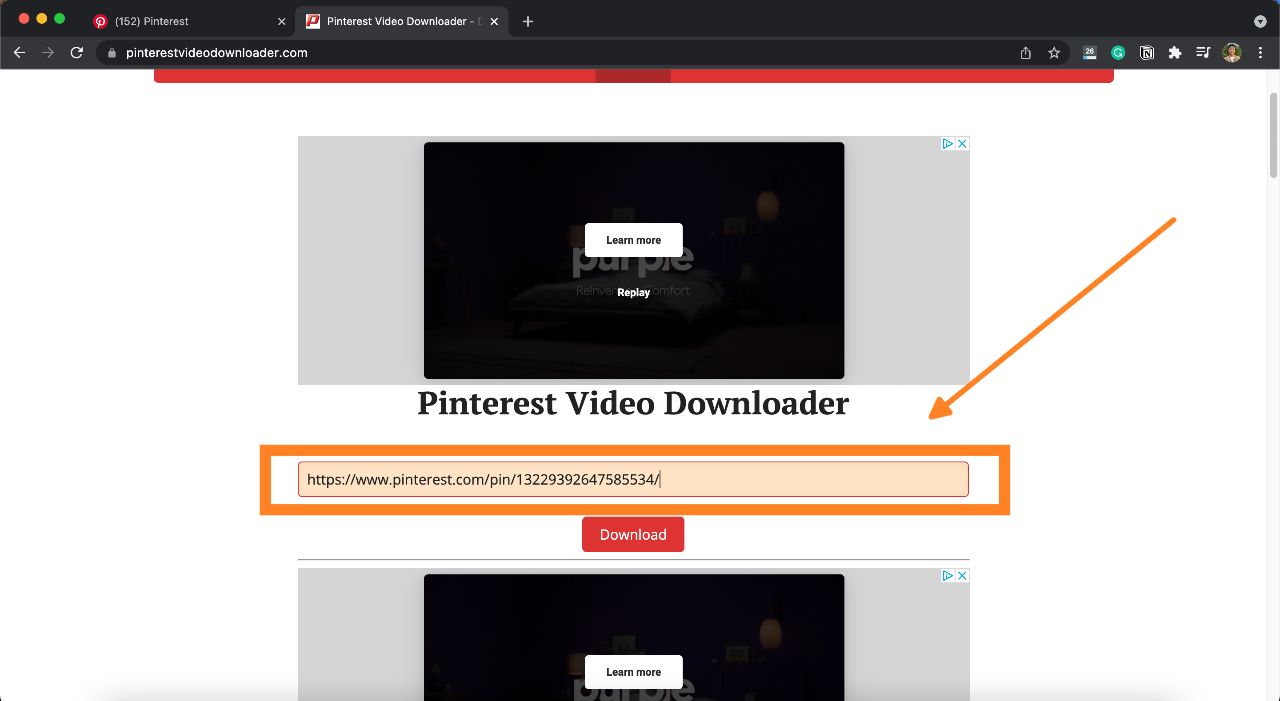 Pinterest Video Downloader  Download Pinterest Video Online in