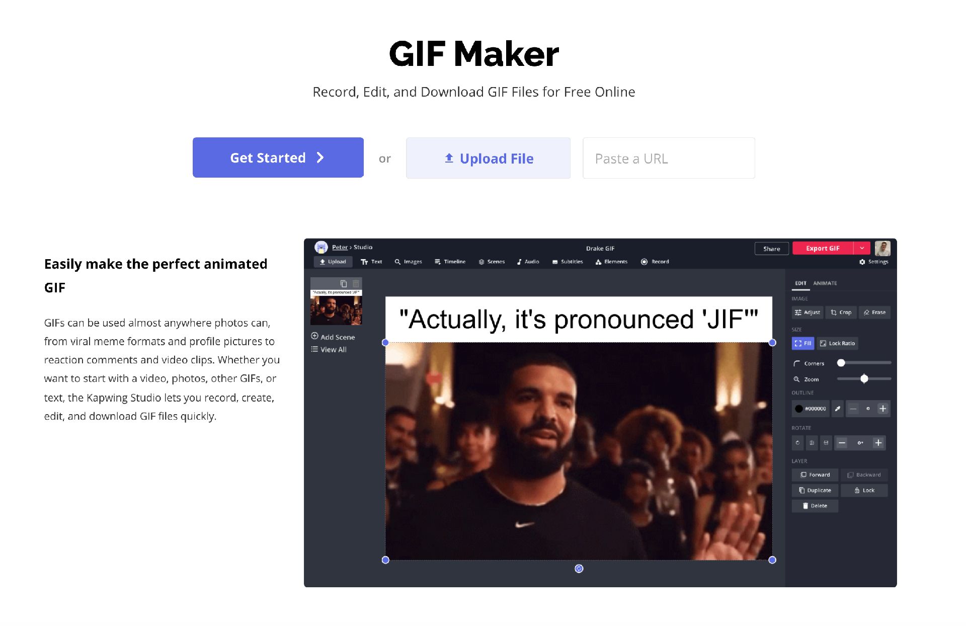 Convert Video to GIF — Online Video to GIF Converter — Kapwing