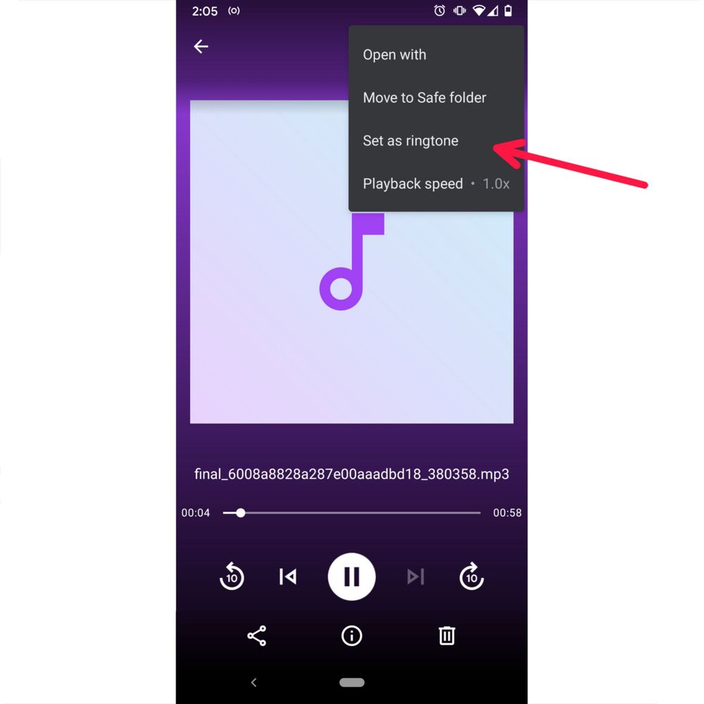 make youtube video into ringtone