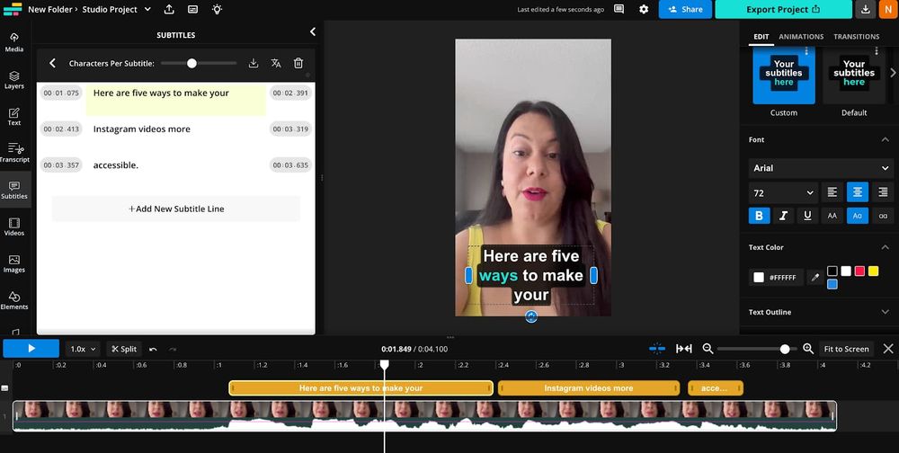 How to Add Auto-Captions to Instagram Reels: 2 Methods