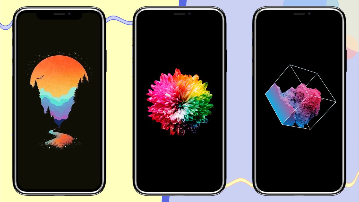 Download The Perfect Black: A Pure Black OLED Screen Wallpaper