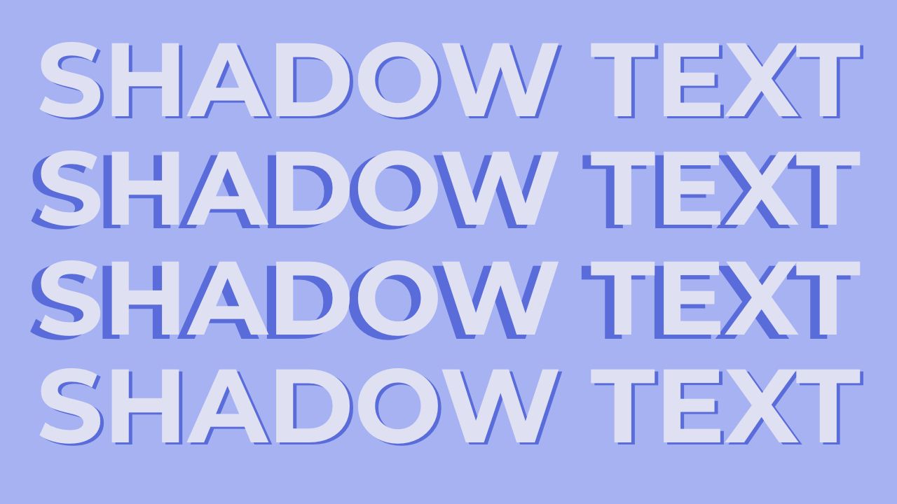 drop shadow text after effects