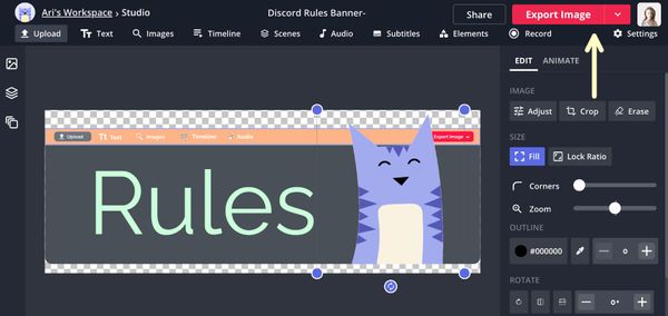 How to Make a Discord Rules Banner