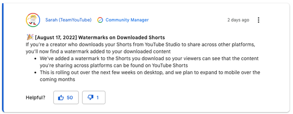 How to Download YouTube Shorts without the YouTube Watermark